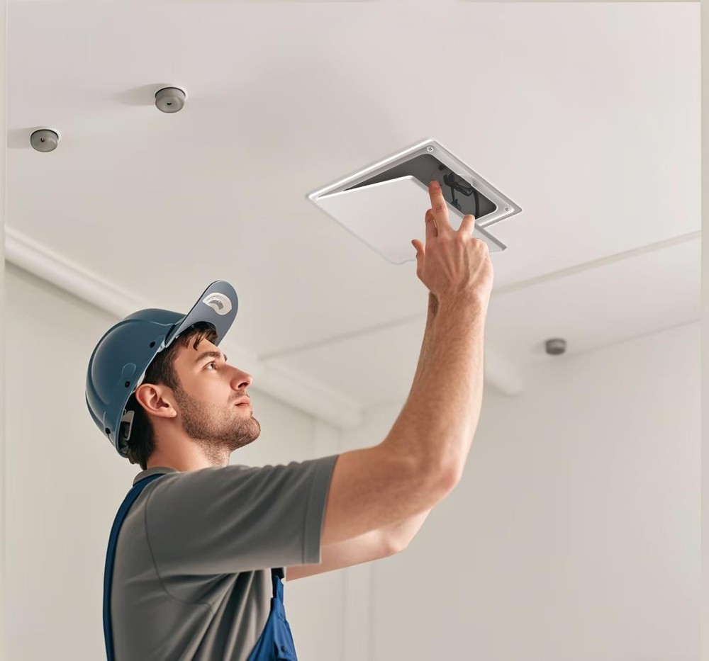 Access Panel 12x12 with Door Max Service Opening 10x10 Plastic White Regular ...