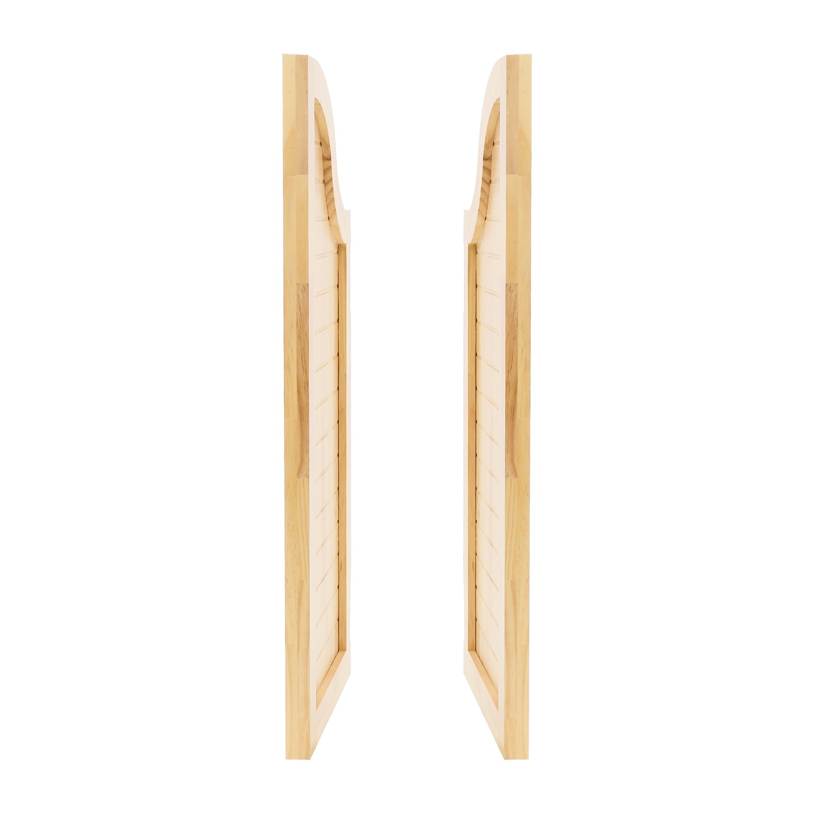 Swing Solid Wood Door Partition Door Shop Entrance Partition Double Door Design