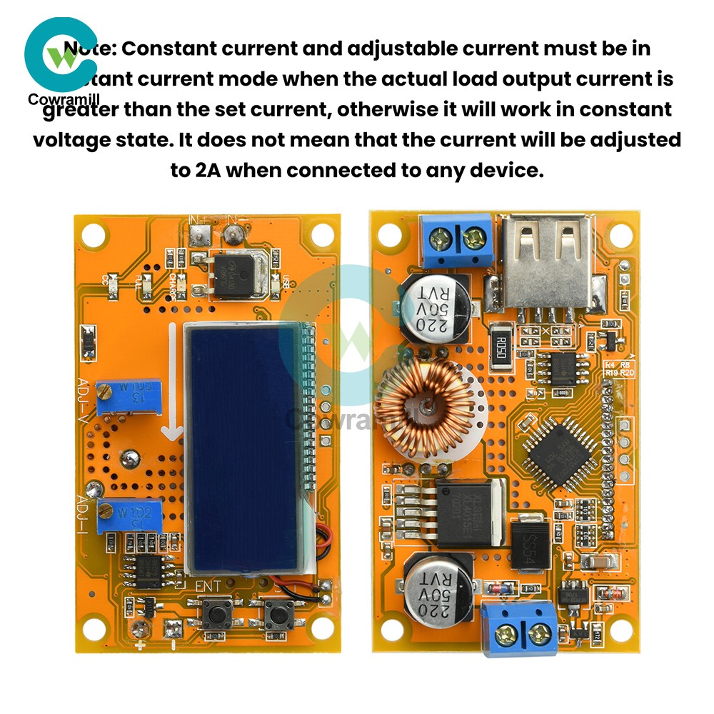 DC-DC 8V-36V to 1.25V-32V 4.2A DC Adjustable LCD Display Step-Down Power Module