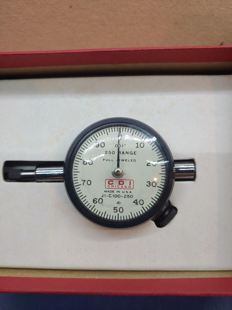 CDI Dial Indicator J1-C100-250 w/ Original Box