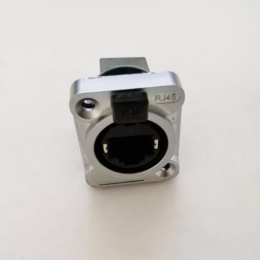 4× CAT5/6 RJ45 Feed-through Ethercon Chassis Panel Mount RJ45 Connector System
