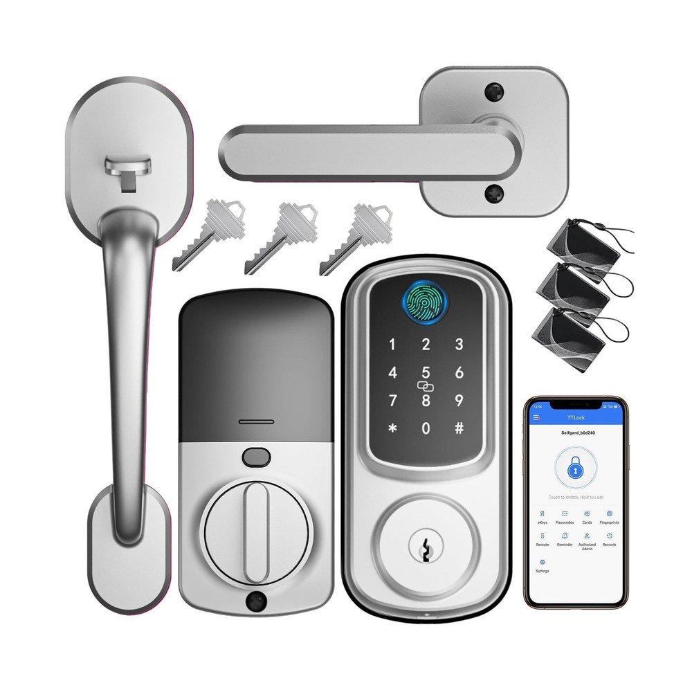 Keyless Entry Door Lock with Handle Set, Keyless Entry Deadbolt wit... Fast Ship