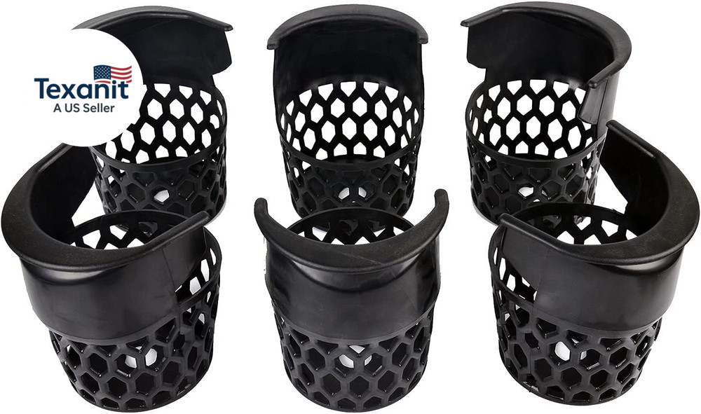 Pool Table Pockets Replacement Pockets for Billiard Table Set of 6 Plastic Web P