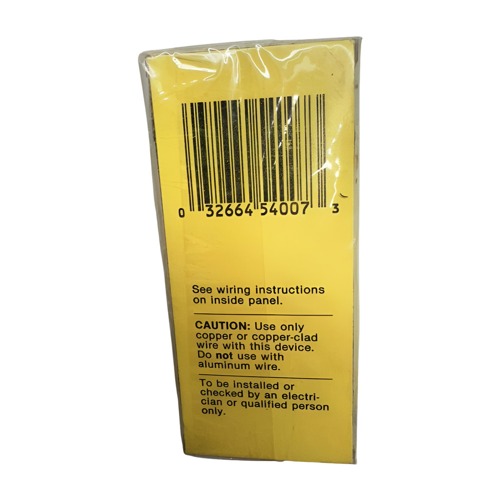 Eagle 3282V-BOX Ivory Double Switch Decorator Combination Device, 15A, 120VAC