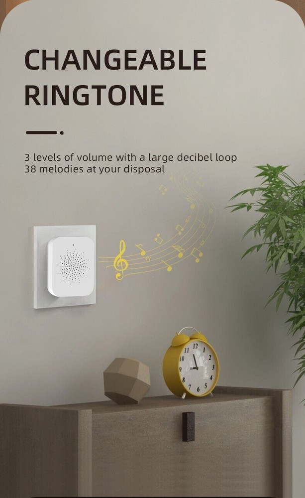 Smart WiFi Video Doorbell Wireless Door Bell Phone Ring Intercom Security Camera