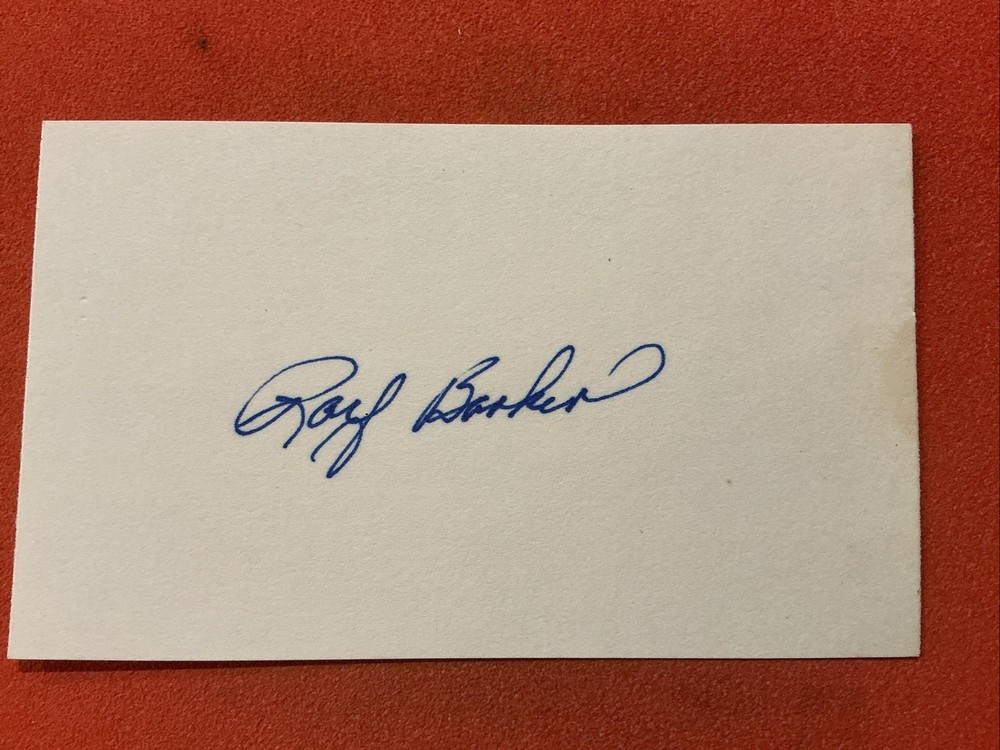 Ray Barker🔥🔥MLB: 1960 Baltimore Orioles 🔥🔥Autograph🔥🔥