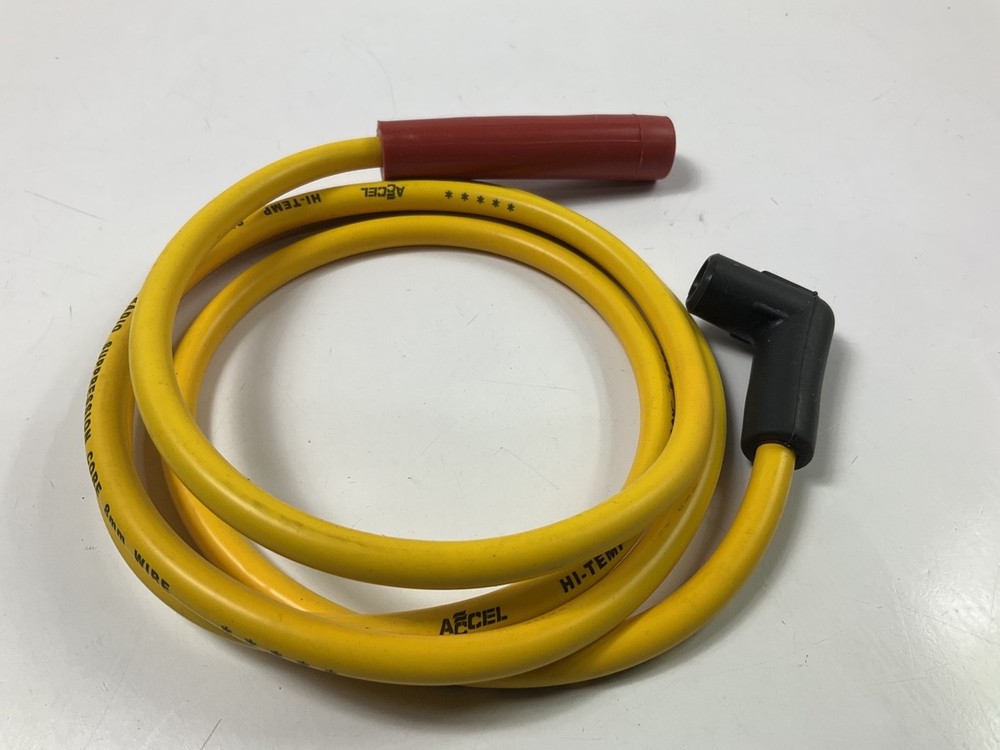 Accel 170500 Single Universal Replacement Ignition Spark Plug Wire - 60" 8mm