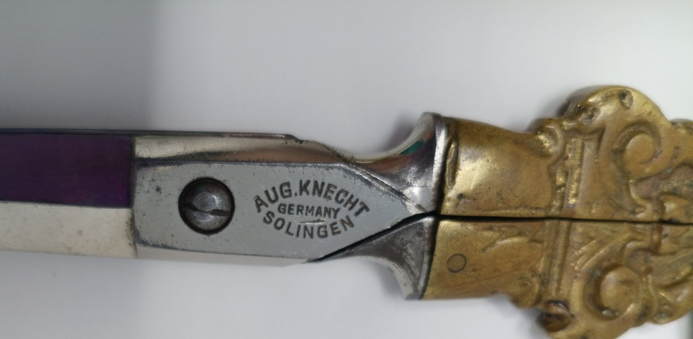 Antique German Scissors AUG. KNECHT SOLINGEN GERMANY