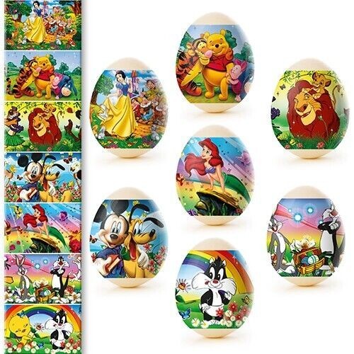 Set 2 Easter Egg Wraps for 7 Heat Shrink Sleeves Zveryata, Multiki