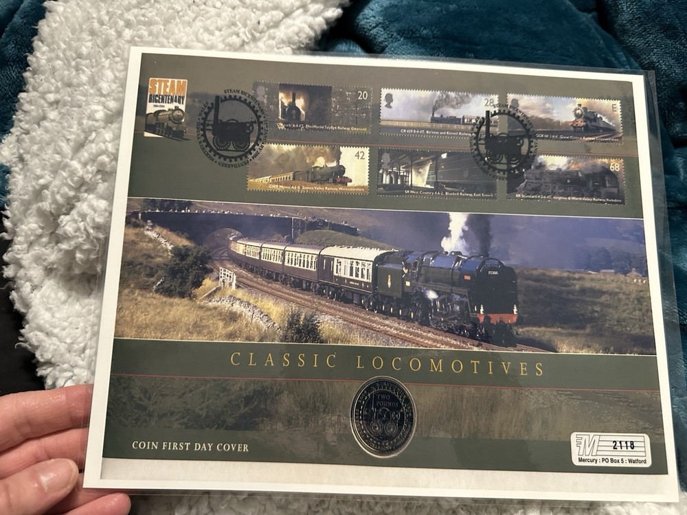 2004 Locomotive train first day cover