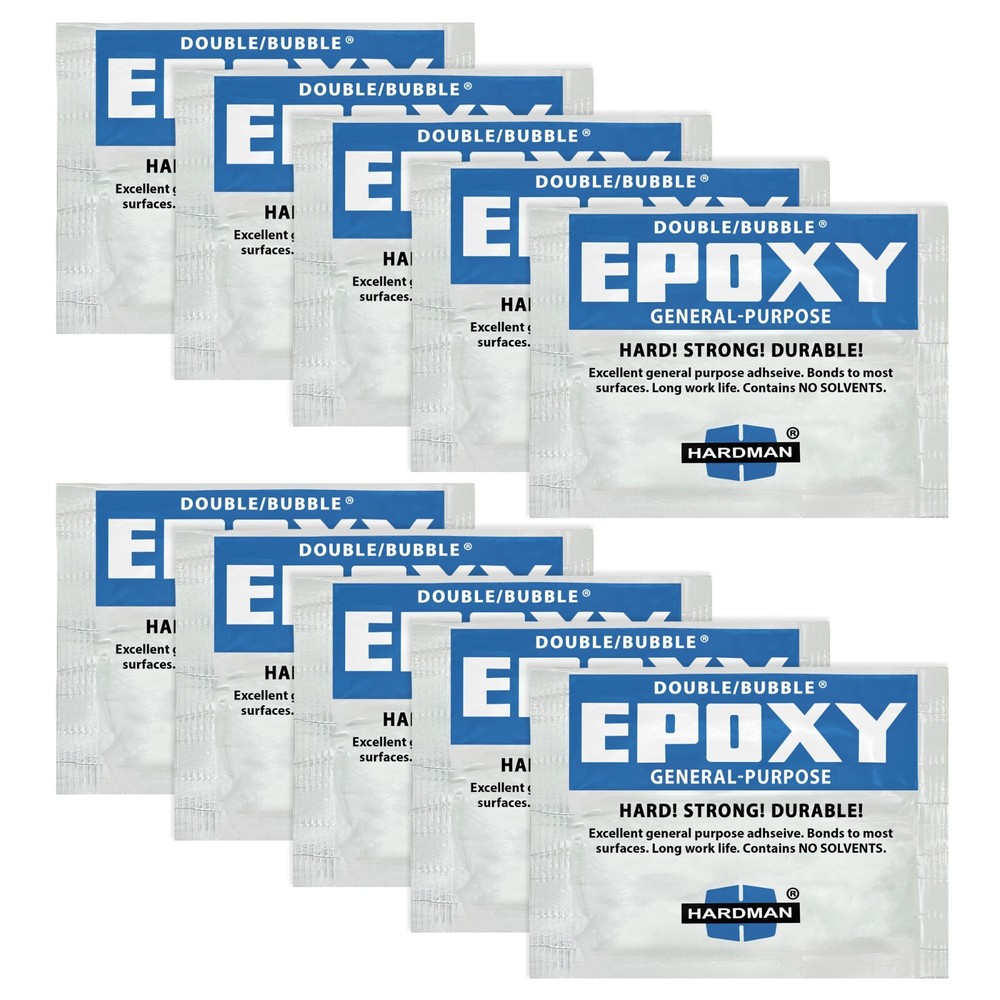 Hardman Double Bubble Blue General-Purpose, Slow-Setting Epoxy - 04005 (10 pk)
