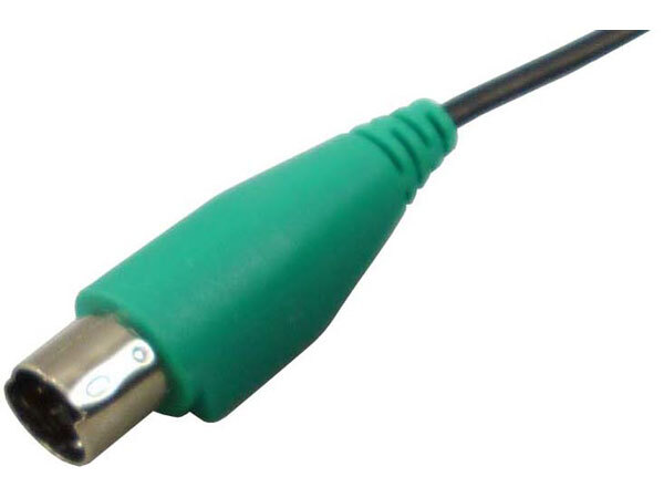 PS/2 Optical Computer Mouse - Black & Silver