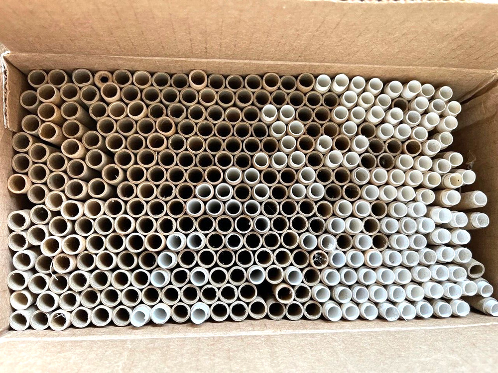 Bee Nesting Tube Refill Inserts Cardboard Basic 8MM 6" Over 500 Misc. CrownBee