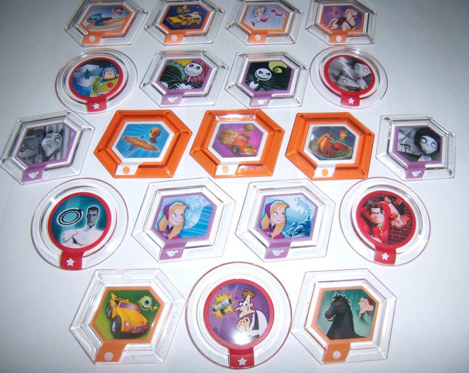 Disney Infinity Power Discs Complete Finish Your Set Lot Used Disc 1.0 2.0 3.0