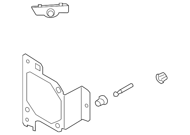 Genuine Audi Park Sensor Mount Bracket 8W0-919-267-L