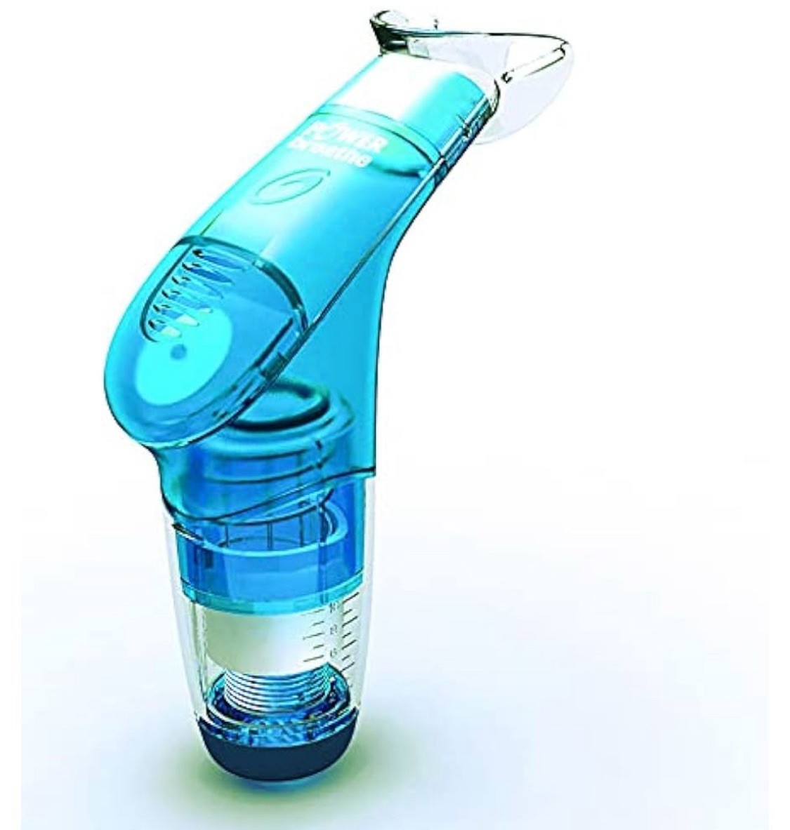 POWERbreathe Plus Medium Resistance Breathing Muscle Trainer Blue NEW OPEN BOX