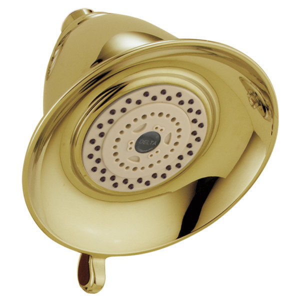 Delta RP34355PB Premium 3-Setting Shower Head - Polished Brass