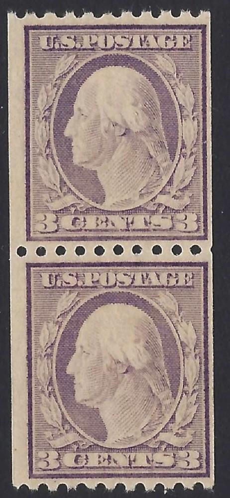 US Scott # 489 - Coil Pair - Mint NH                                    (P-8215)