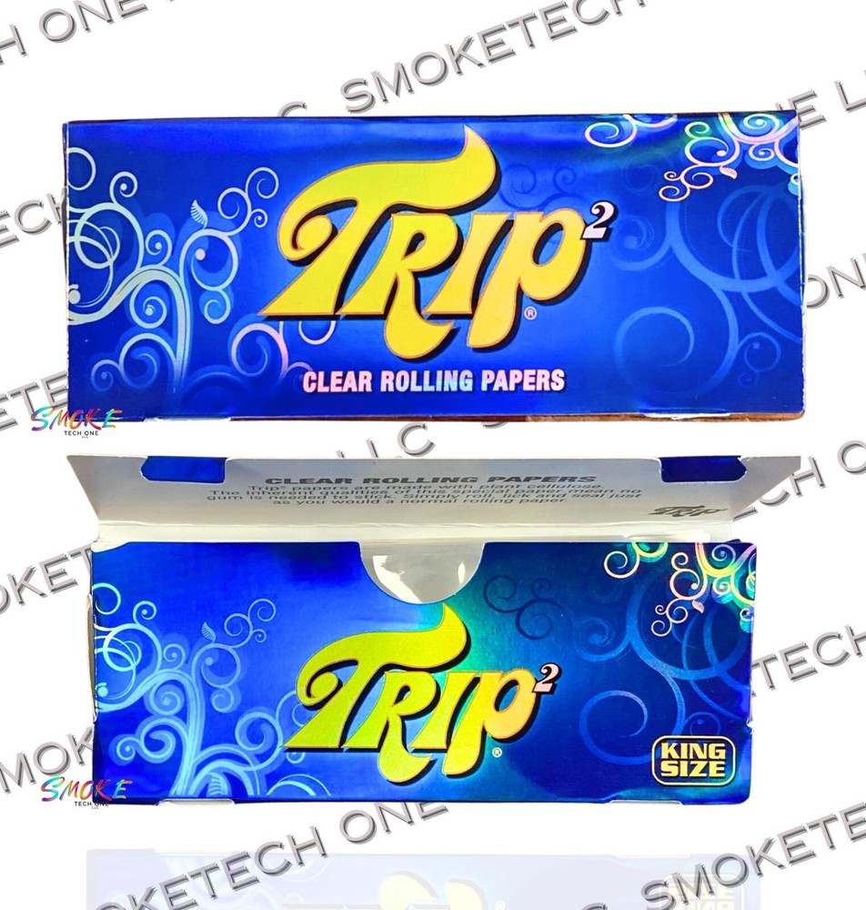 Trip Clear Rolling Papers - King Size (Full Box)