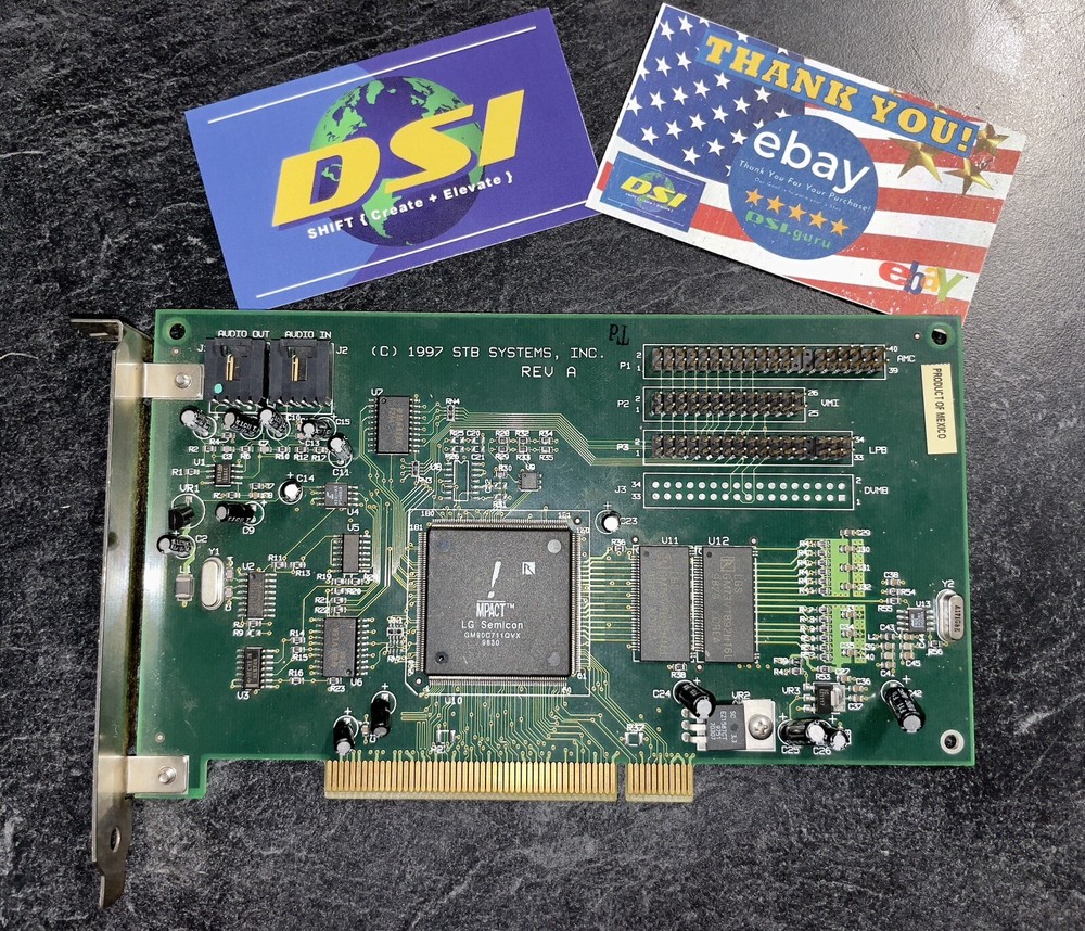 STB Systems DVD Decoder Card 210-0307-001 1X0-0591-305