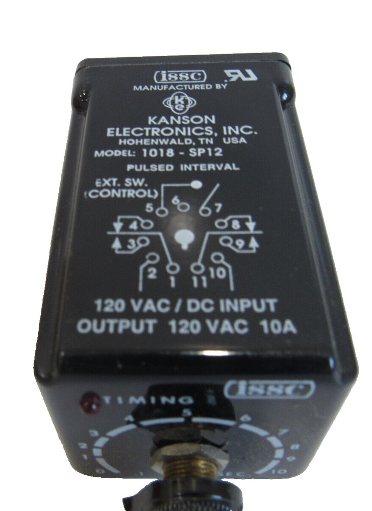 NEW KANSON ELECTRONICS ISSC 1018-SP12 TIME DELAY RELAY 1018SP12