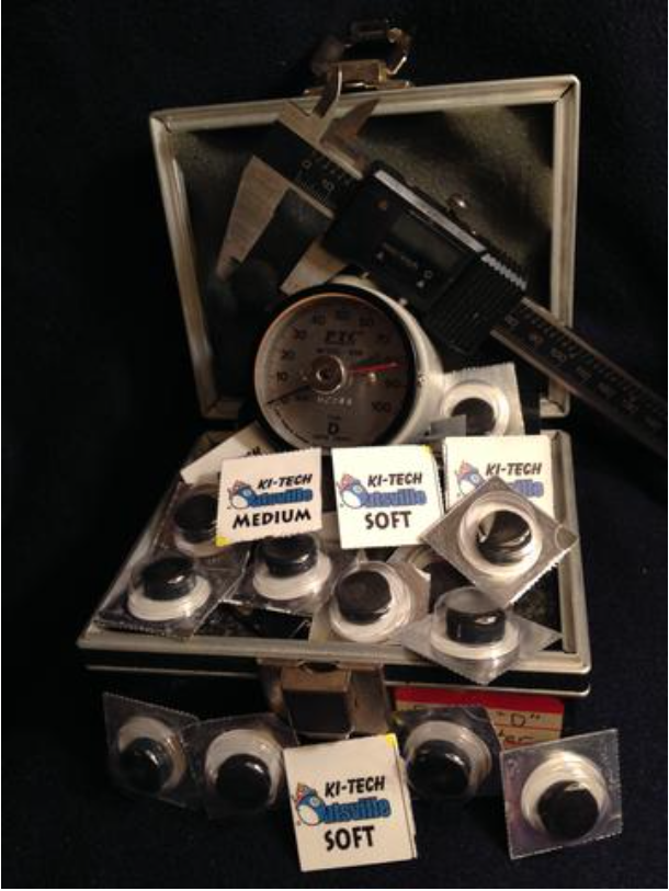 Ki-Tech MEDIUM-SOFT Pool Cue Stick Tip by Outsville Billiards, Single