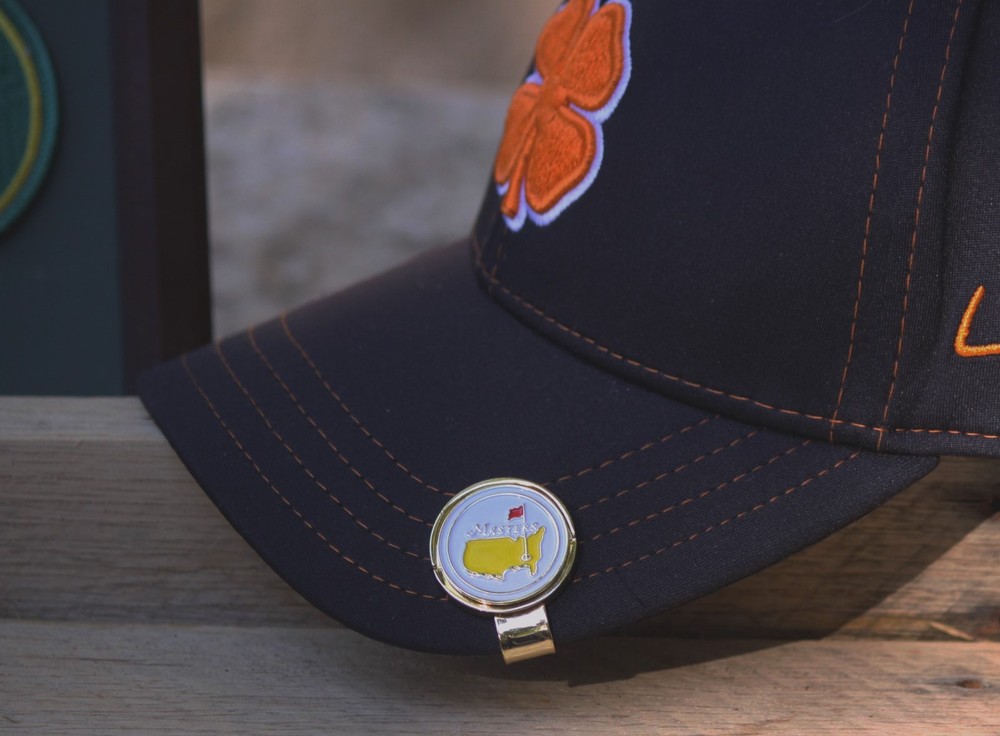 The Masters 2014 Ball Marker and Hat Clip Solid White