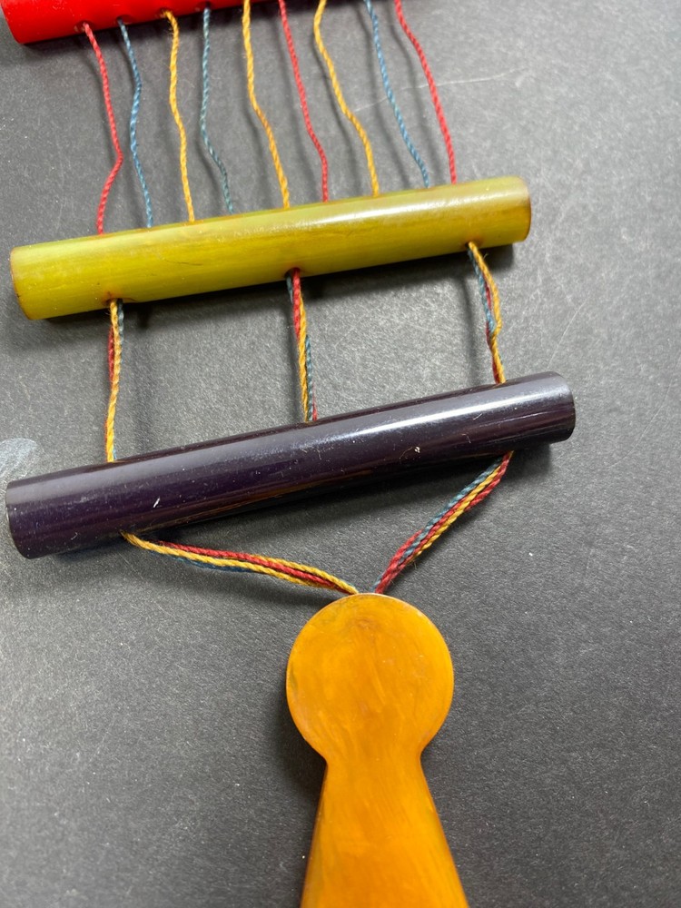 Bakelite String Puzzle Game Optical Illusion Rare Vintage