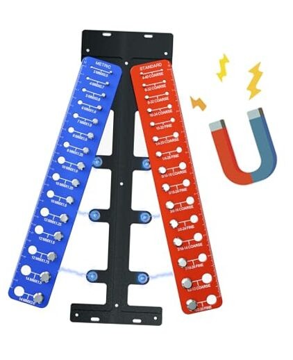 Detachable Magnetic Nut and Bolt Thread Checker, 30 Bolt Pro 30 Thread Checker