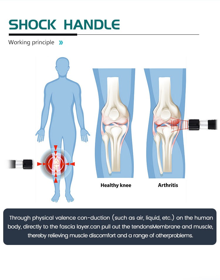 Professional Physiotherapy Shockwave Therapy Body Massage Machine ESWT Therapy