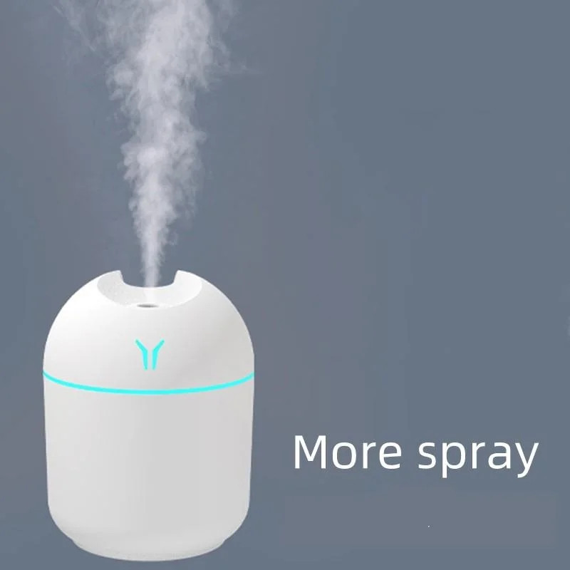 250ML USB Air Humidifier Aroma Diffuser Ultrasonic LED Mist Maker