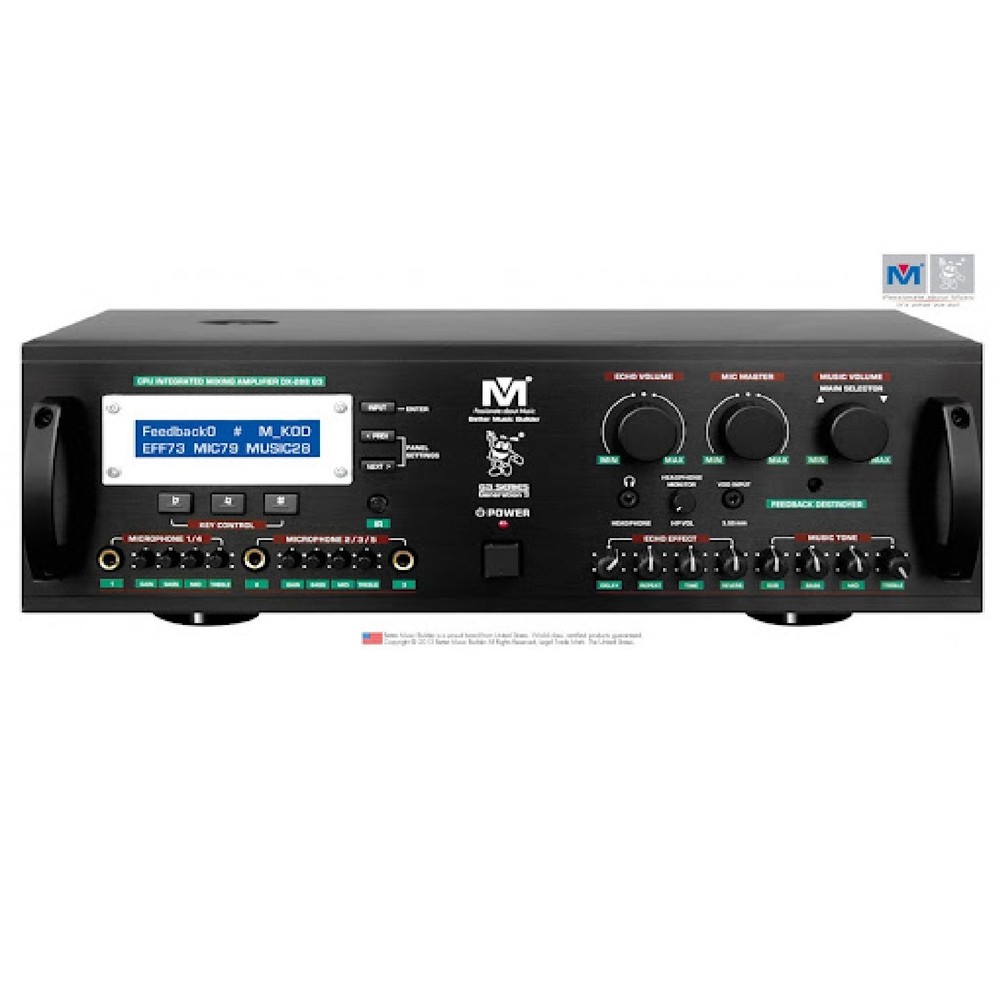 M Karaoke-Better Music Builder(M) DX-288 G3 900W CPU Integrated Mixing Amplifier