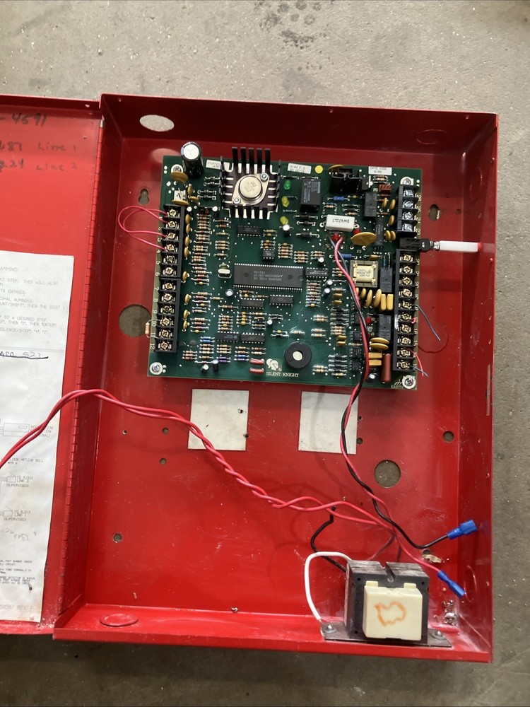Silent Knight 5104 f3 Fire Control Communicator - Red