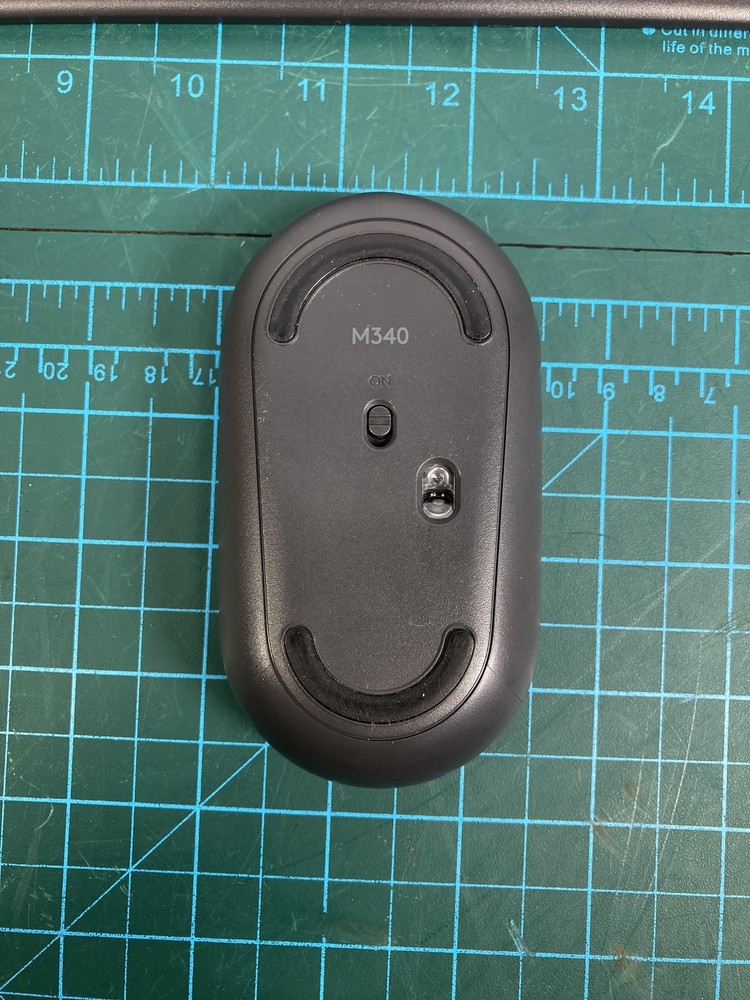 Logitech K470 Keyboard M340 Wireless Mouse Set PC Mac Slim Full Size Numeric Com