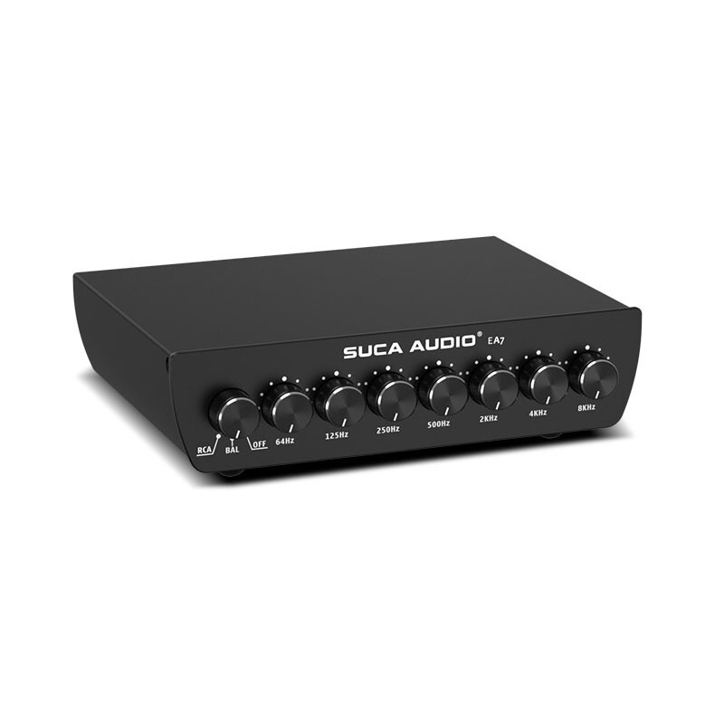 SUCA AUDIO EA7 Home Preamp Equalizer for Power Amplifiers Decoders & Audio Mixer