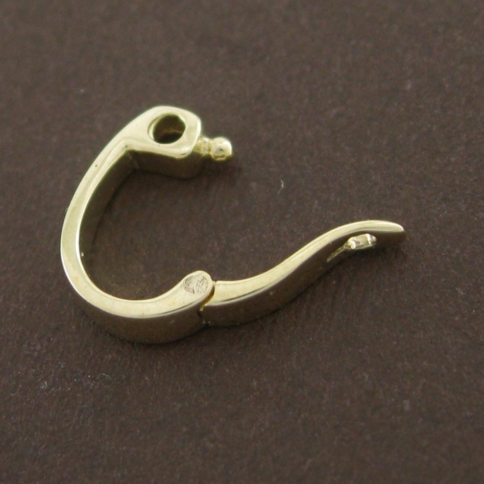 Genuine 18CT Solid Yellow Gold Enhancer & Bail 10mm