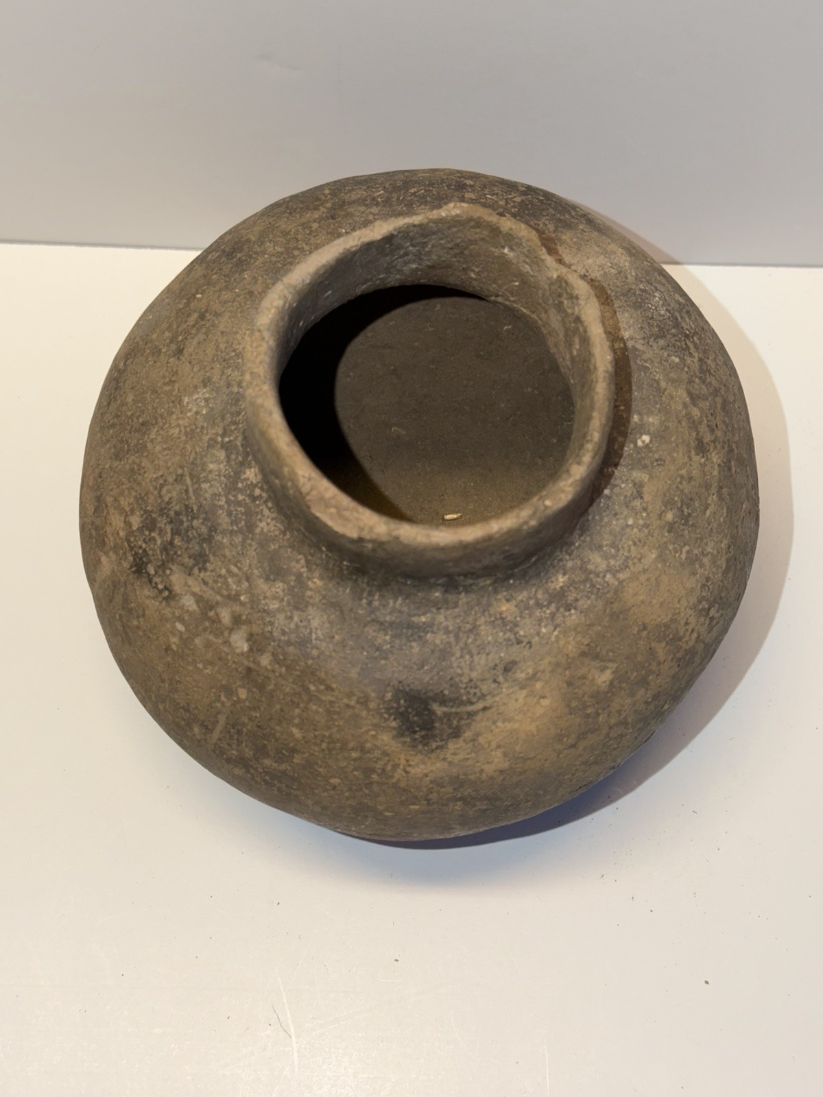 Antique Original Native American Indian Clay Pottery Jug; NICE