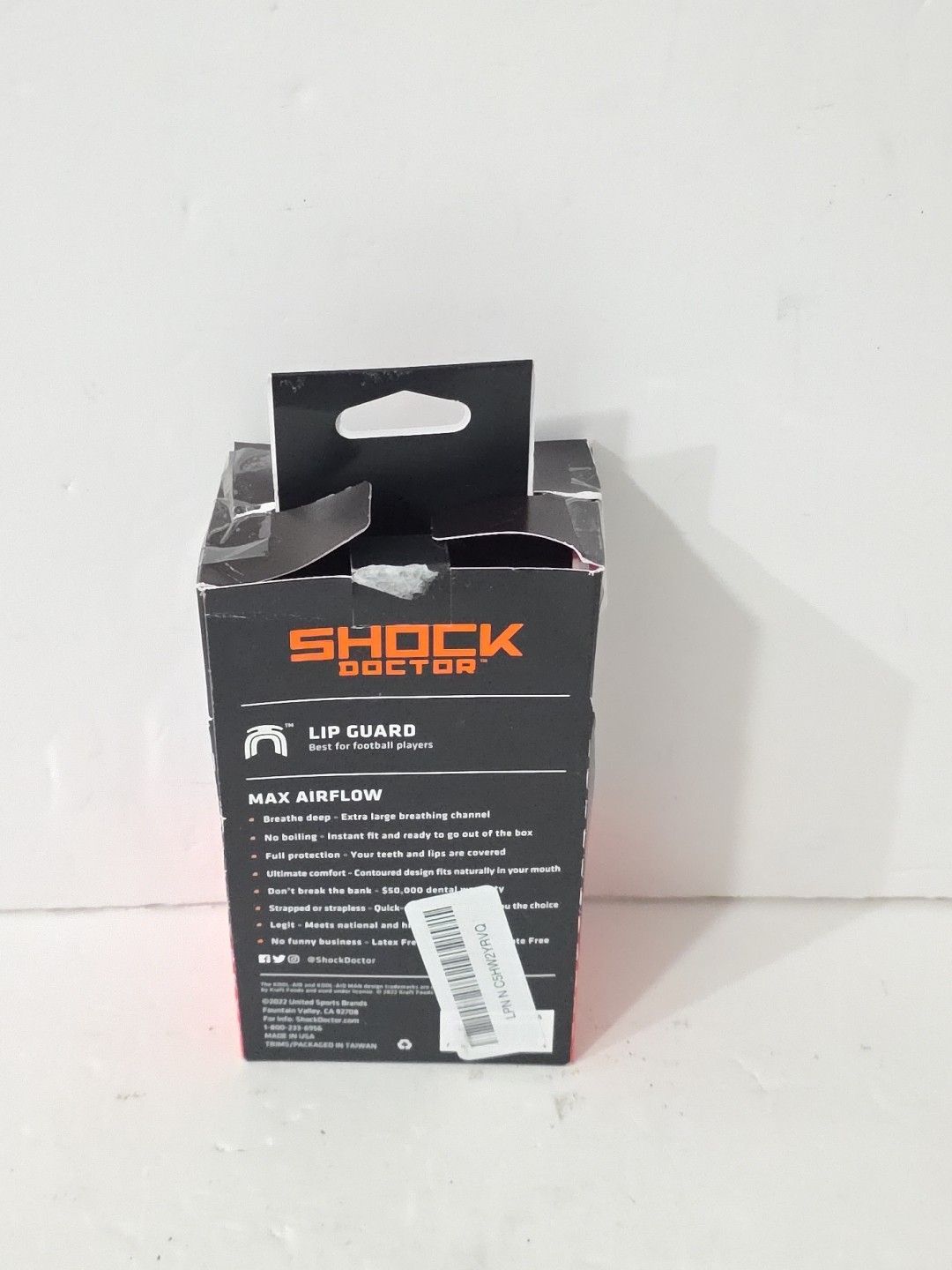 Shock Doctor- Kool Aid Cherry Lip Guard Mouth Guard - Max Air Flow