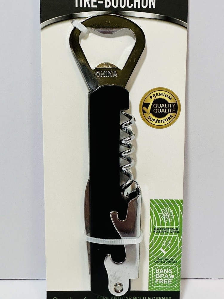 Ideal kitchen Cork and Cap Wine Bottle Opener - Corkscrew