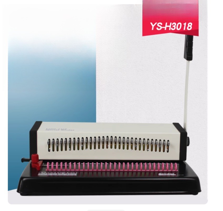 Full-Extension Ring Binder Punch with 30-Hole Multi-Punch Binding System