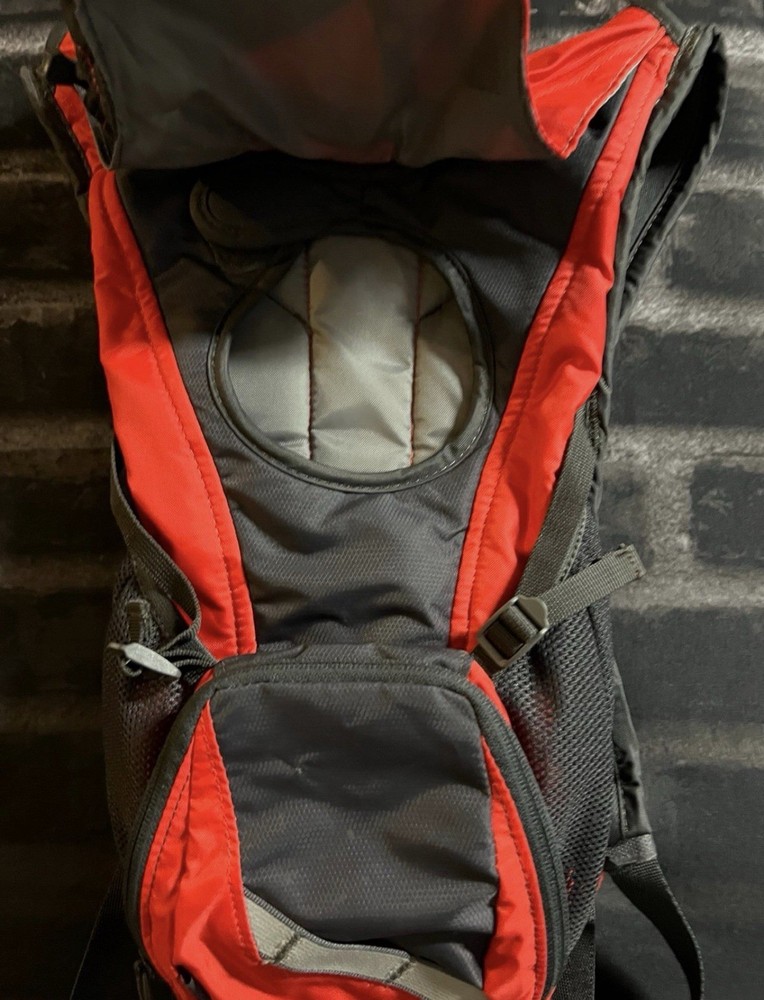 Camelbak Red Black 2 Pocket Hydration Backpack No Bladder