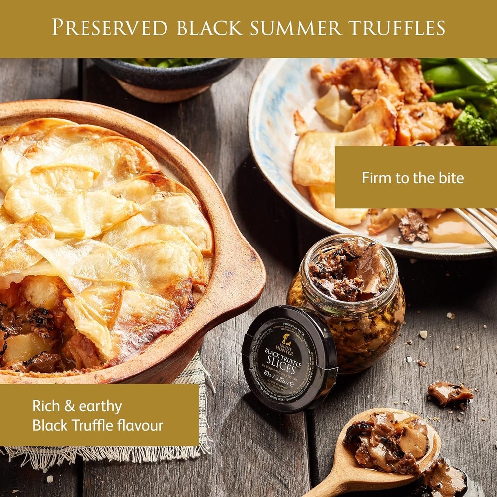 TruffleHunter - Premium Black Truffle Slices - 2.82 Oz (Premium)