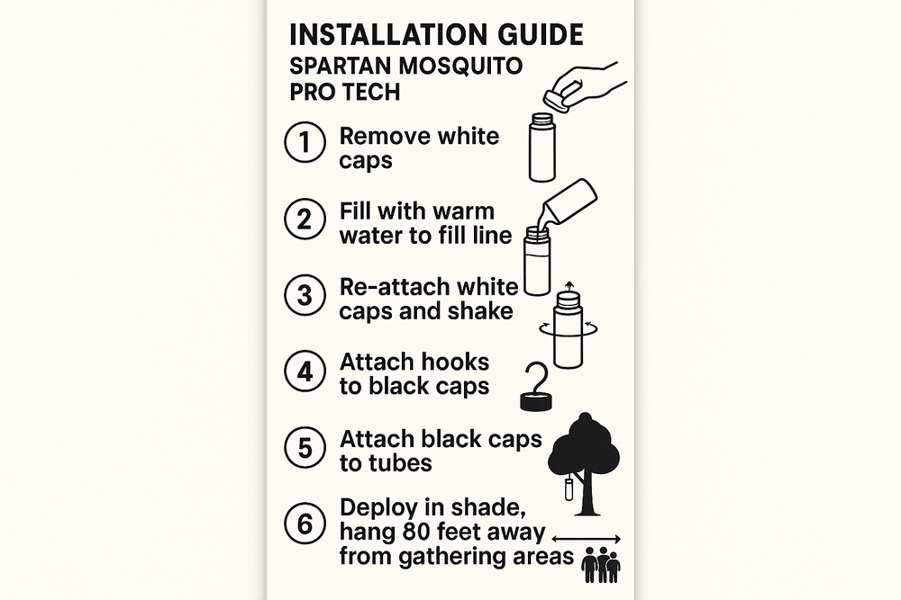 Spartan Mosquito Pro Tech Disposable Mosquito Trap - 4 Pack