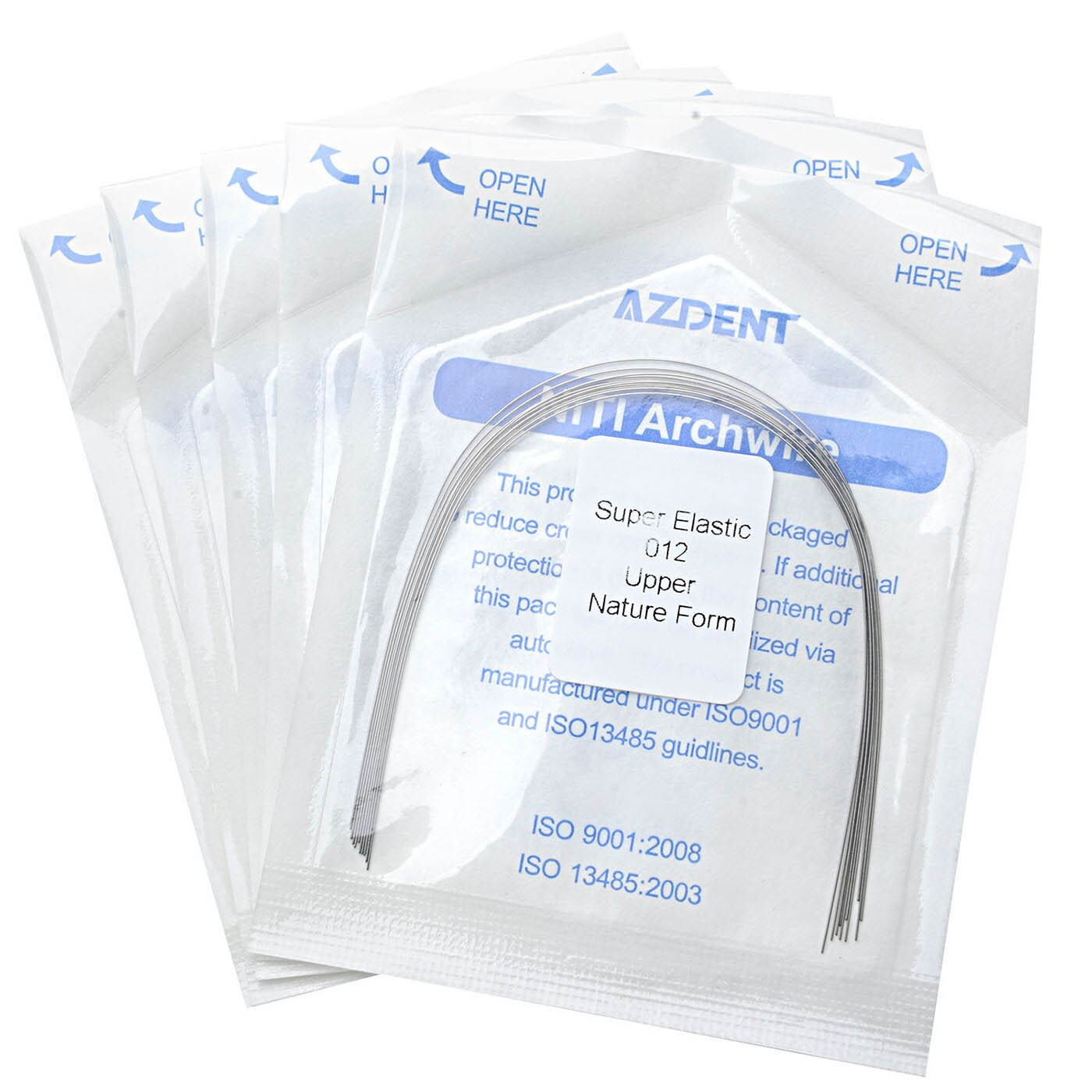 MacDent Dental Orthodontic Bracket Braces Mini Roth/MBT 022 Hooks 345/Arch Wires