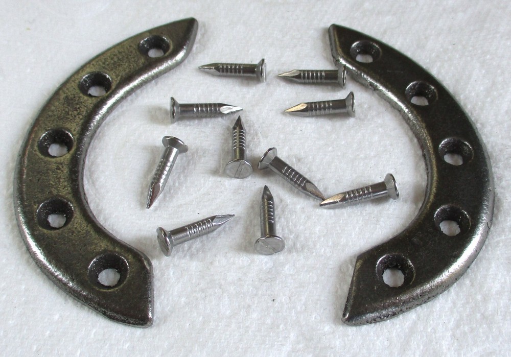 Set of British Army:"AMMO BOOT TOE PLATES"(With Fixing Nails/Screws, Sizes 9-10)