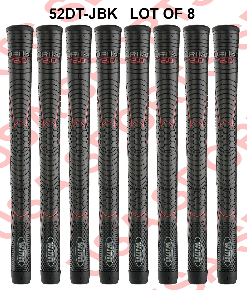 Winn DRI-TAC 2.0 STANDARD Jet Black Golf Grip - 52DT-JBK
