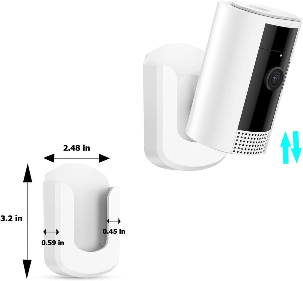 Adhesive Wall Mount Bracket for Ring Cameras - Effortless Installation, 3 Pack