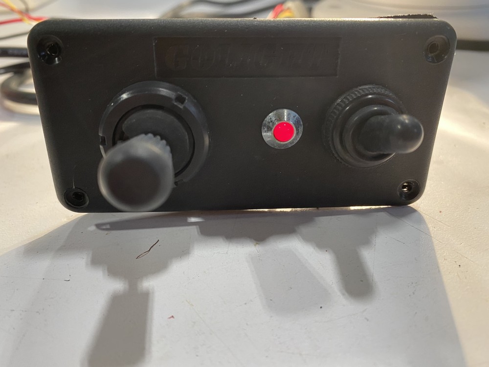 GoLight 2020GT Halogen Permanent Mount Searchlight w/Hardwired Dash Mount Remote