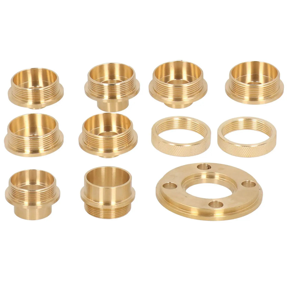 /Set Brass Template Router Guides Kit with Lock Nut Adapter Router Accessory Rou