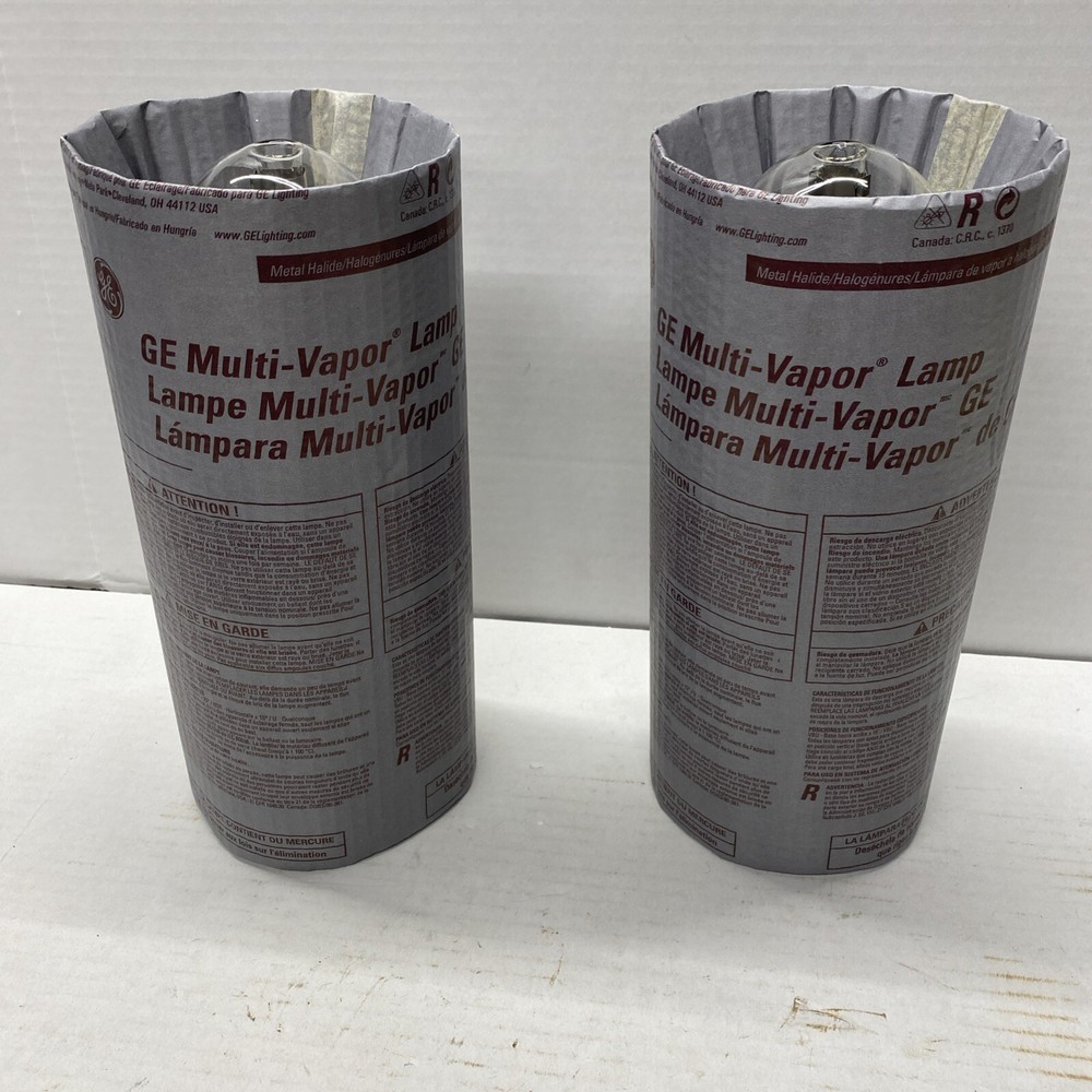 TWO   GE 400W Multi-Vaper Lamp # 43828   SLC-568